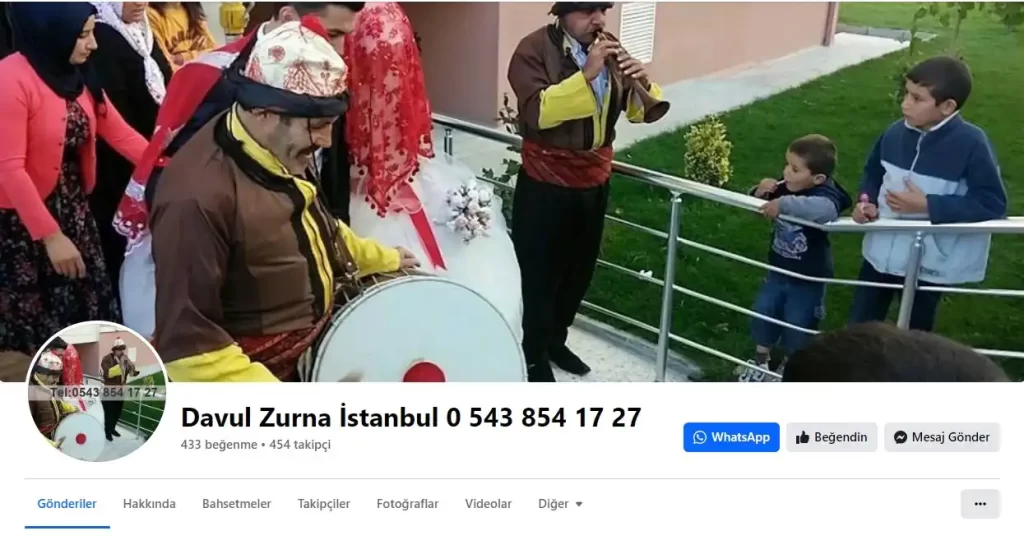 Beyoğlu Davulcu Facebook Adresi