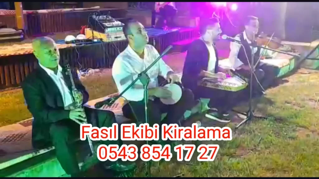 Bursa Yemek Organizasyonları İçin Fasıl Ekibi Kiralama