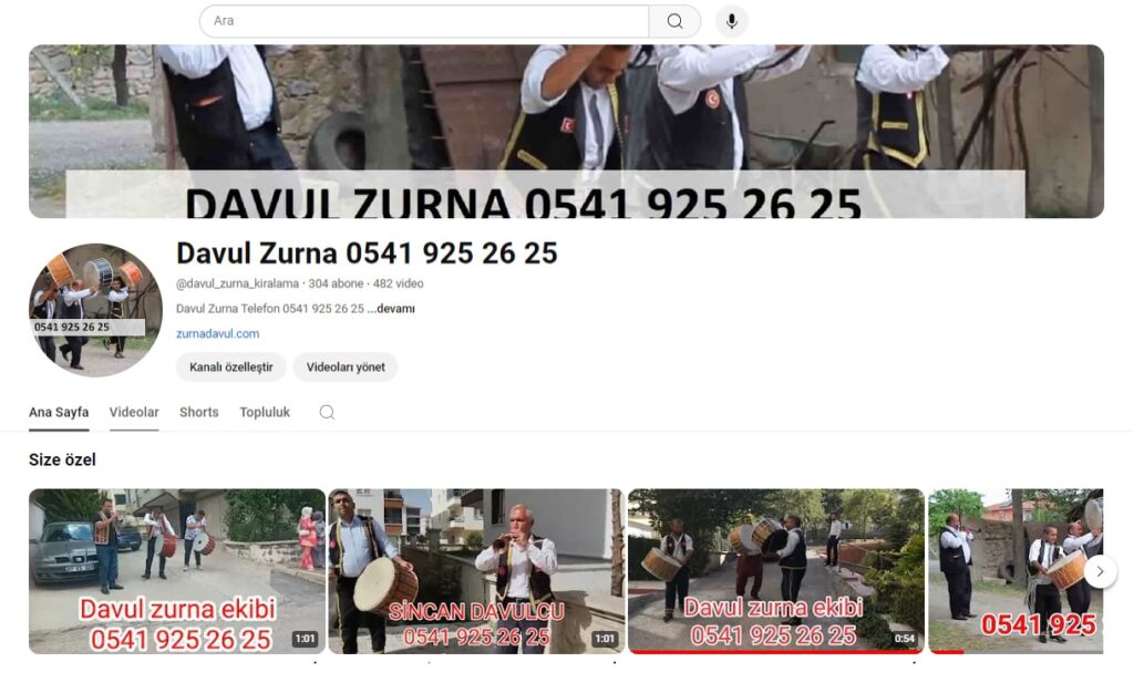 Amasya Davulcu Videoları