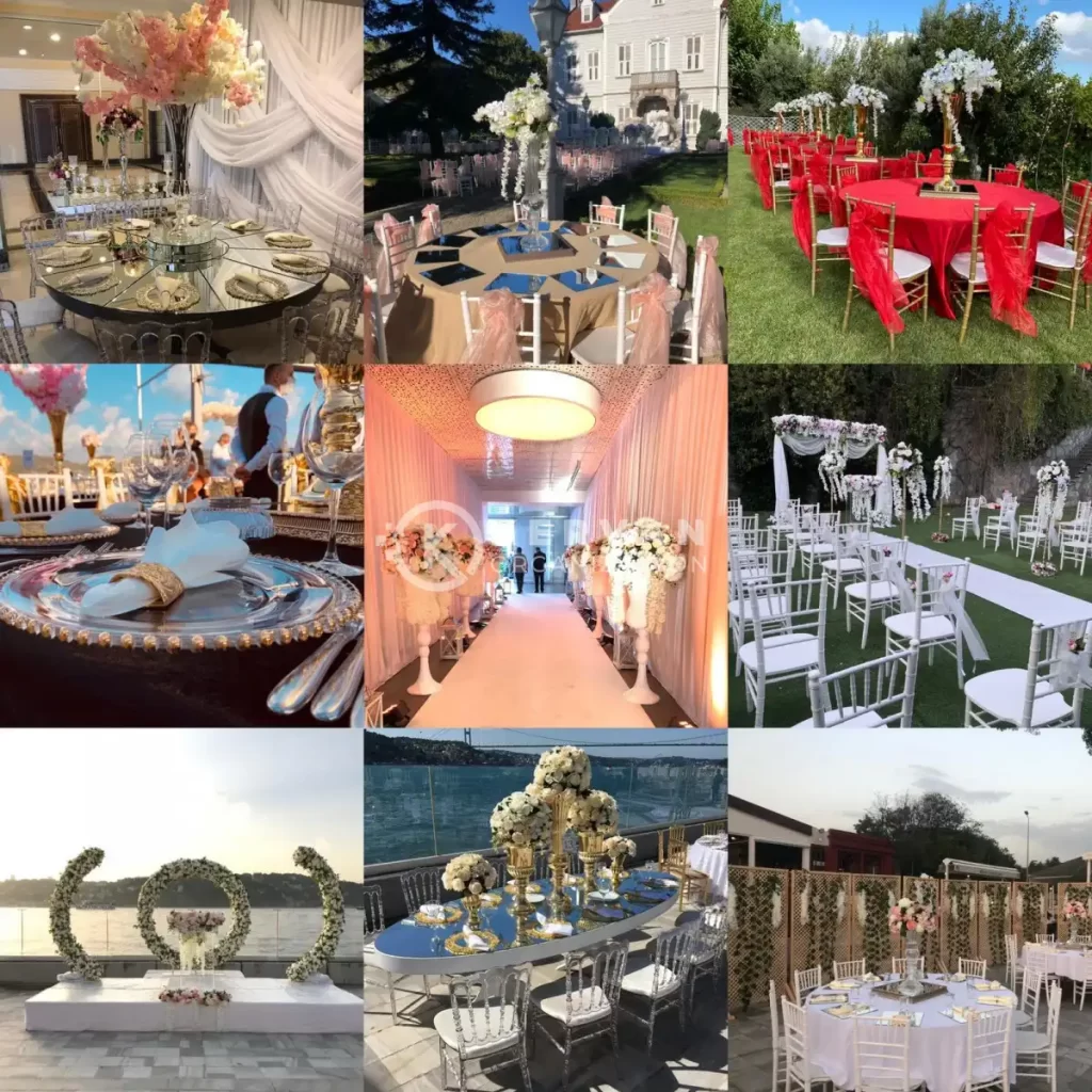 düğün salonu süsleme