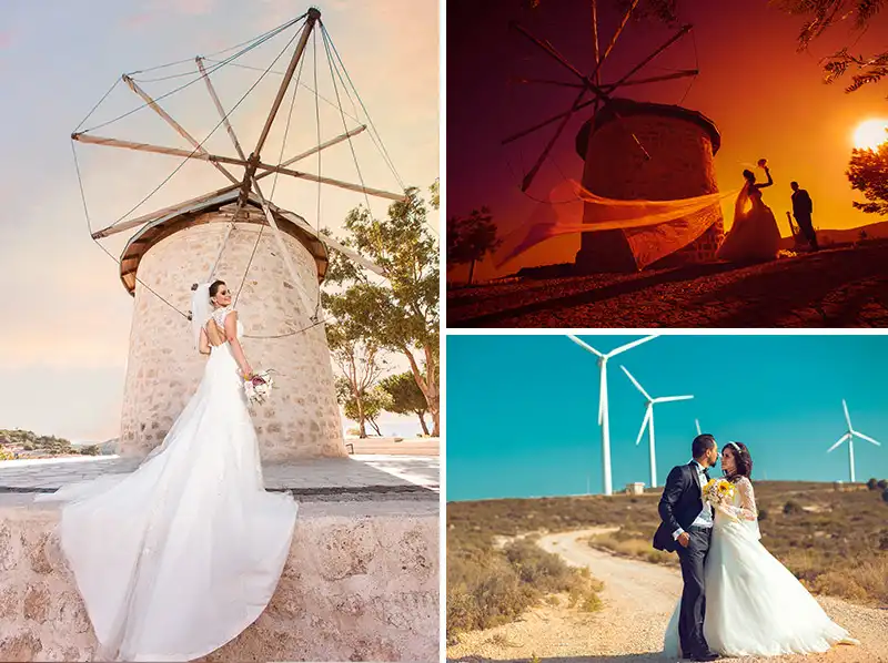 izmir doğal mekanlar düğün fotoğrafı